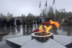 Бойцы ОМОН «Авангард» увековечили память погибших героев Великой Отечественной войны